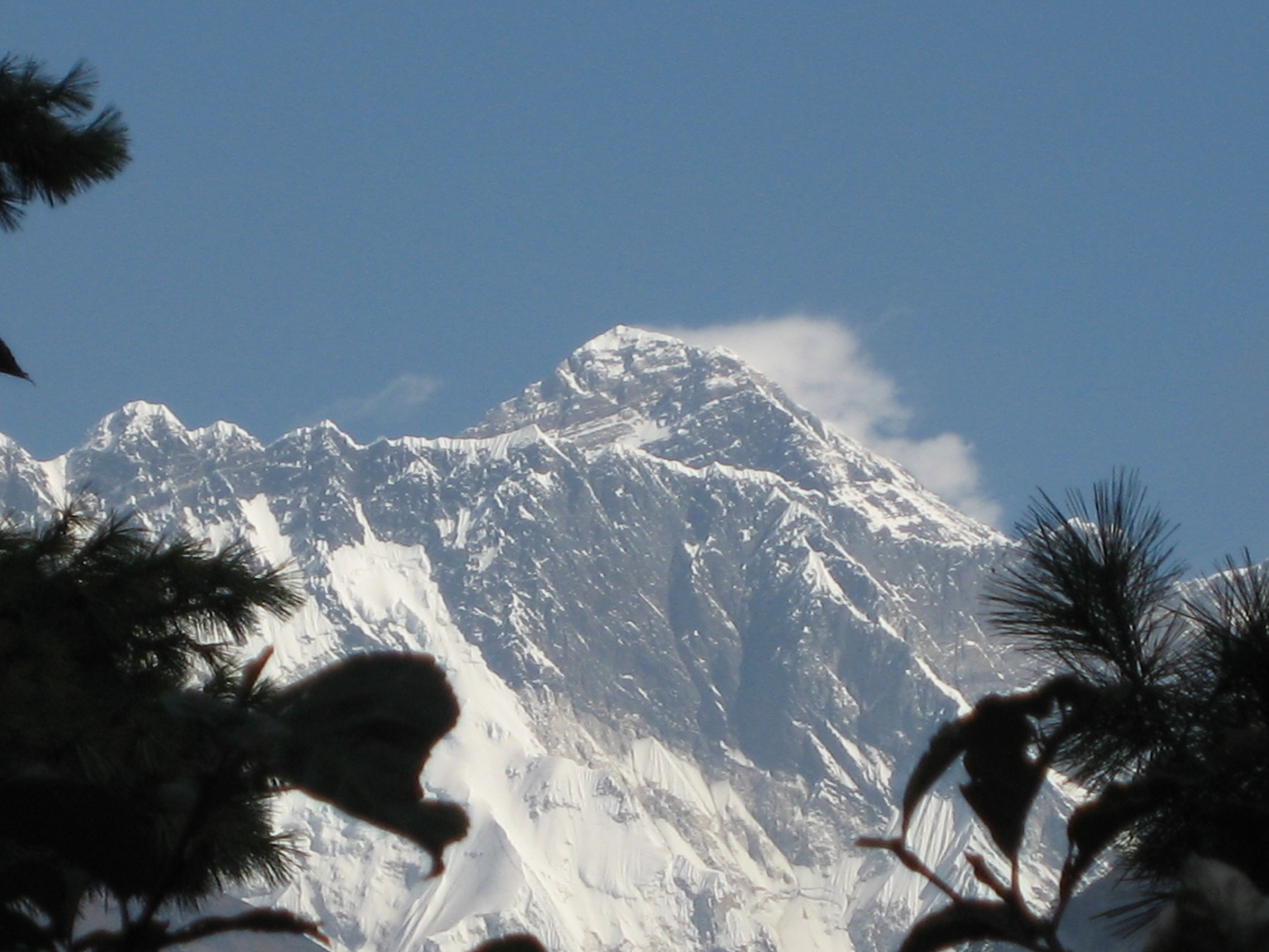 First Glimpse of Everest