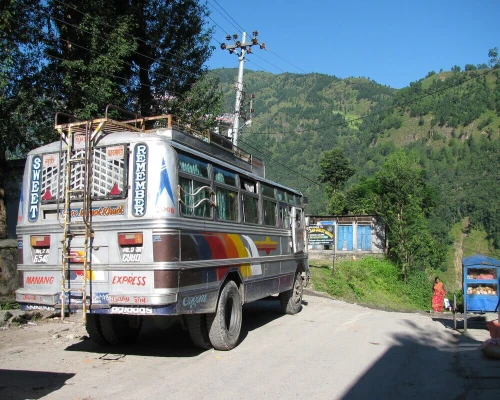 Annapurna Circuit Trek Local Bus