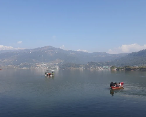 Boating At Phewa Lake