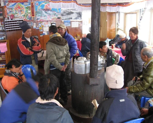 Everest Chola Pass Dinner