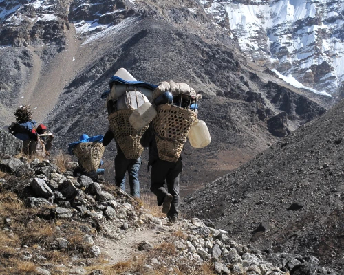 Porter In Mera Peak Climbing