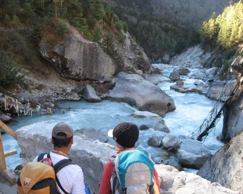 Tengboche Monastry Trek River